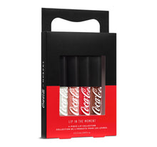 Load image into Gallery viewer, COCA-COLA X MORPHE LIP IN THE MOMENT LIP COLLECTION